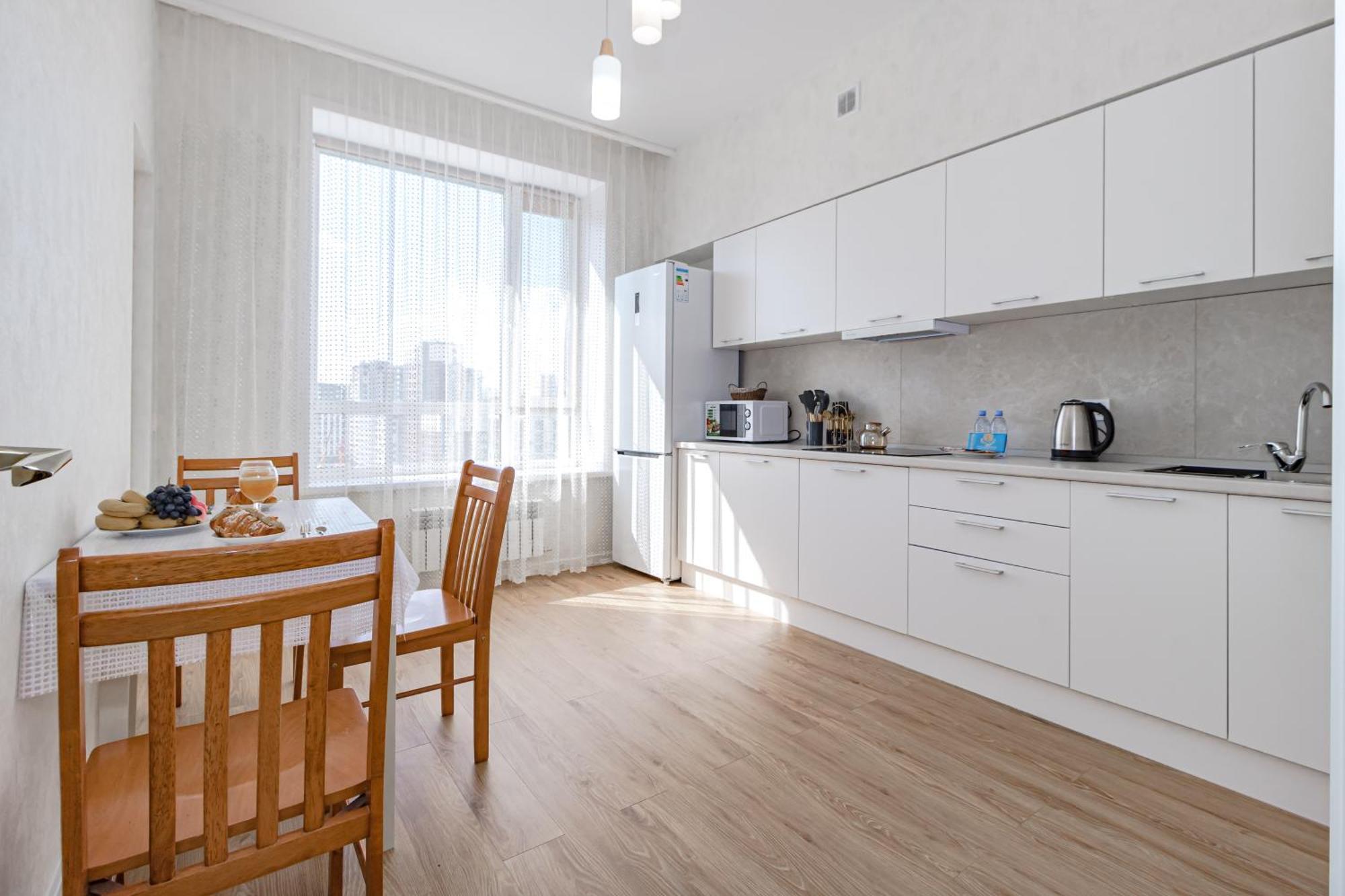 центр левого берега удобно для туристов командированных Apartment Nur-Sultan (Astana)
